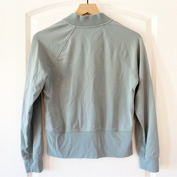 ATHLETA Eastbound V-Neck Stretch Ponte Sweatshirt Athleisure - Picture 4 of 11